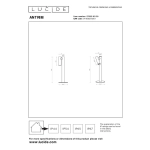 ANTRIM Lampa stojąca 27503/02/30 Lucide - zdjęcie dodatkowe 4